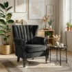 Mebel Elite Кресло Mallo, чёрное, велюровое, ME.MALLO/CZ/V/FW - Home Club, изображение 2