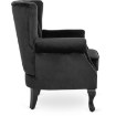 Mebel Elite Кресло Mallo, чёрное, велюровое, ME.MALLO/CZ/V/FW - Home Club, изображение 5