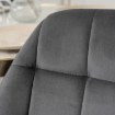 Mebel Elite Стул Lucky серого цвета с золотыми ножками, велюровый, ME.LUCKY/P/ZL/V/K - Home Club, изображение 6