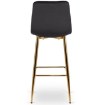 Mebel Elite Барный стул Ariel, черный, велюровый, ME.ARIEL/CZ/ZL/V/H - Home Club, изображение 6