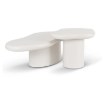 Mebel Elite Набор журнальных столиков Rosalie, белый, ME.ROSALIE/MB/L - Home Club, изображение 3