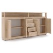 Mebel Elite Комод Blago 190 см, дуб «Сонома», W.LUNA/DS/KOM4D4S - Home Club, зображення 3