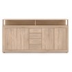 Mebel Elite Комод Blago 190 см, дуб «Сонома», W.LUNA/DS/KOM4D4S - Home Club, зображення 4