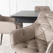 Mebel Elite Стул Modesto, бежевый, велюровый, ME.MODESTO/BZ/CZ/V/K - Home Club, изображение 3