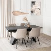 Mebel Elite Стул Modesto, бежевый, велюровый, ME.MODESTO/BZ/CZ/V/K - Home Club, изображение 5