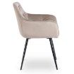 Mebel Elite Стул Modesto, бежевый, велюровый, ME.MODESTO/BZ/CZ/V/K - Home Club, изображение 7