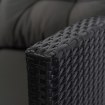 Mebel Elite Комплект садових меблів Dallas, чорний/темно-сірий, ME.DALLAS/CZ/RT/OGR/ZES - Home Club, зображення 6