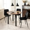 Mebel Elite Стол Teo 100 см, дуб рустикальный/чёрный, ME.TEO/DRU/CZ/S - Home Club, изображение 2