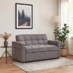 Mebel Elite Раскладной кресло Aster для сна, серого цвета, ME.ASTER/P/T/SOF - Home Club, изображение 2