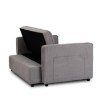 Mebel Elite Раскладной кресло Aster для сна, серого цвета, ME.ASTER/P/T/SOF - Home Club, изображение 8