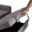 Mebel Elite Раскладной кресло Aster для сна, серого цвета, ME.ASTER/P/T/SOF - Home Club, изображение 14