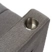 Mebel Elite Раскладной кресло Aster для сна, серого цвета, ME.ASTER/P/T/SOF - Home Club, изображение 16