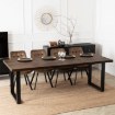 Mebel Elite Стол Tomas, раскладной, 130–230 см, орех/чёрный, ME.TOMAS/O/S - Home Club, изображение 5