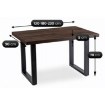 Mebel Elite Стол Tomas, раскладной, 130–230 см, орех/чёрный, ME.TOMAS/O/S - Home Club, изображение 11