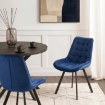 Mebel Elite Стул Rick, темно-синий, велюровый, ME.RICK/GR/V/K - Home Club, изображение 2