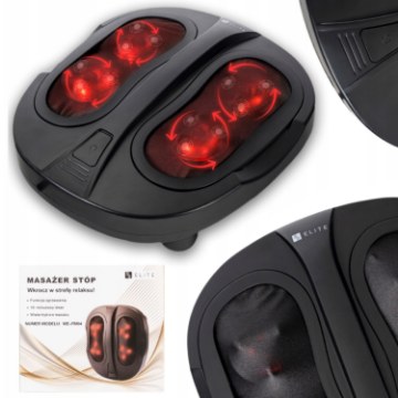 Mebel Elite Массажер для ног Me-Fm04 с функцией подогрева, черный, ME.ME-FM04/CZ/ABS/MAS - Home Club