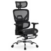 Mebel Elite Вращающееся кресло Kair, эргономичное, чёрное, ME.KAIR/CZ/T/FO - Home Club