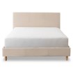 Mebel Elite Кровать 140x200 Kioto, бежевая, из вельвета, ME.KIOTO/140/BZ/SZTR/LOZ - Home Club, изображение 5
