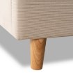 Mebel Elite Кровать 140x200 Kioto, бежевая, из вельвета, ME.KIOTO/140/BZ/SZTR/LOZ - Home Club, изображение 7