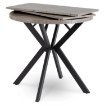 Mebel Elite Стол Dorian, раскладной, 80–160 см, бетон/чёрный, ME.DORIAN/BET/CZ/S - Home Club, изображение 6