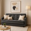 Mebel Elite Комплект из 2 диванов-кроватей Stella, серый, PPHUE.TIKO/PAROS6/Z2/WER - Home Club, изображение 2