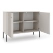 Mebel Elite Комод Soft 104 см, двухдверный, с рифлением, цвет «Кашмир», W.ISEO/KASZ/BZ/KOM2D - Home Club, изображение 3