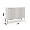 Mebel Elite Комод Soft 104 см, двухдверный, с рифлением, цвет «Кашмир», W.ISEO/KASZ/BZ/KOM2D - Home Club, изображение 5