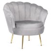 Mebel Elite Кресло Grand с подставкой для ног, серый велюр, ME.GRAND/P/V/FW - Home Club, изображение 3