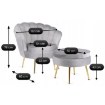 Mebel Elite Кресло Grand с подставкой для ног, серый велюр, ME.GRAND/P/V/FW - Home Club, изображение 9