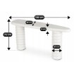 Mebel Elite Консоль для прихожей Gaston, белая, ME.GASTON/MB/B - Home Club, изображение 6