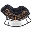 Mebel Elite Кресло-качалка Elton, чёрное, ME.ELTON/CZ/T/FW - Home Club, изображение 4