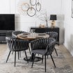 Mebel Elite Стілець Elena, сірий, плетений, велюровий, ME.ELENA/P/V/K - Home Club, зображення 2