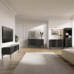 Mebel Elite Комод Soft 104 см, двухдверный, с рифлением, черный, W.ISEO/CZ/KOM2D - Home Club, изображение 3
