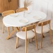 Mebel Elite Стол Dorian, раскладной, 80–160 см, белый/золотой дуб, ME.DORIAN/B/DREW/S - Home Club, изображение 3
