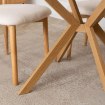 Mebel Elite Стол Dorian, раскладной, 80–160 см, белый/золотой дуб, ME.DORIAN/B/DREW/S - Home Club, изображение 8