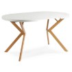 Mebel Elite Стол Dorian, раскладной, 80–160 см, белый/золотой дуб, ME.DORIAN/B/DREW/S - Home Club, изображение 10