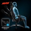 Mebel Elite Игровое вращающееся кресло Nexon, чёрно-белого цвета, ME.FURY/CZ/B/E/T/FO - Home Club, изображение 4