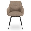 Mebel Elite Обертове крісло Larisa, бежеве, ME.LARISA/BZ/CZ/T/K - Home Club, зображення 4