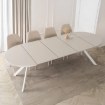 Mebel Elite Стол Lukas, раскладной, 100–250 см, цвет «Кашмир»/белый, ME.LUKAS/KASZ/B/S - Home Club, изображение 5