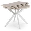 Mebel Elite Стол Lukas, раскладной, 100–250 см, цвет «Кашмир»/белый, ME.LUKAS/KASZ/B/S - Home Club, изображение 7