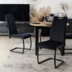 Mebel Elite Стілець Lopez, чорний, велюровий, ME.LOPEZ/CZ/V/K - Home Club, зображення 2