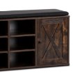 Mebel Elite Шкафчик для обуви Arya 110 см, дуб «Рустик», ME.ARYA/DRU/CZ/SZAFKBUT - Home Club, изображение 8