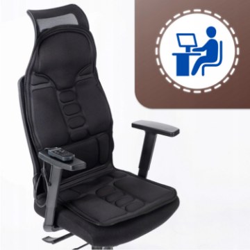 Mebel Elite Массажная накладка на кресло Me-Mc10, черная, ME.ME-MC10/CZ/T/MAS - Home Club