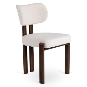 Mebel Elite Стілець Grenada, горіх/кремовий букле, ME.GRENADA/KR/O/TB/K - Home Club