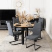 Mebel Elite Стул Lopez, темно-серый/чёрный, ME.LOPEZ/CP/CZ/T/K - Home Club, изображение 2