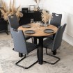 Mebel Elite Стул Lopez, темно-серый/чёрный, ME.LOPEZ/CP/CZ/T/K - Home Club, изображение 3