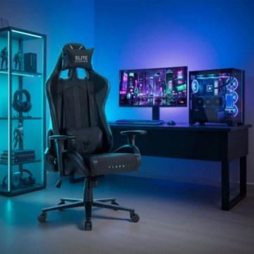 Mebel Elite Игровое вращающееся кресло Flash, чёрного цвета, ME.FLASH/CZ/E/T/FO - Home Club