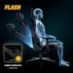 Mebel Elite Игровое вращающееся кресло Flash, чёрного цвета, ME.FLASH/CZ/E/T/FO - Home Club, изображение 4