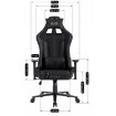 Mebel Elite Игровое вращающееся кресло Flash, чёрного цвета, ME.FLASH/CZ/E/T/FO - Home Club, изображение 18
