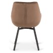 Mebel Elite Обертове крісло Luna, коричневе, велюрове, ME.LUNA/BR/V/K - Home Club, зображення 9